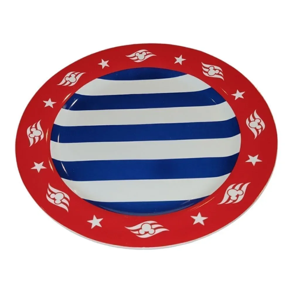 Disney Parks Cruise Dinner Plate - American Legend - Americana Mickey 11in